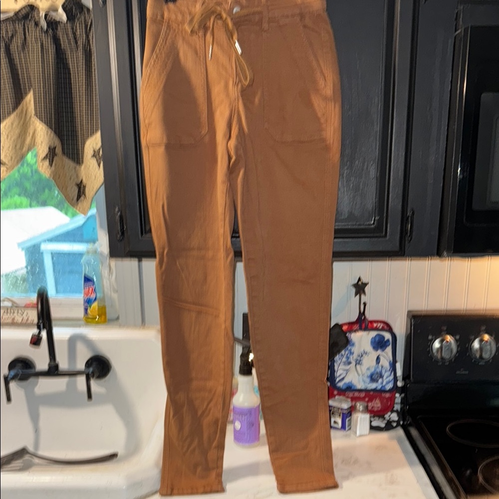 Judy Blue Brown jogger Cotton Blend Straight Leg